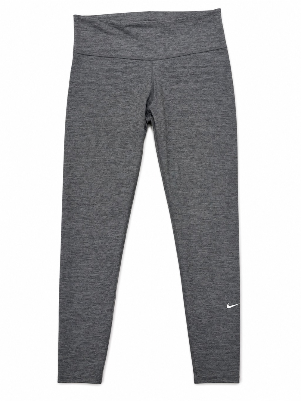 Nike Dry fit heather gray high rise ankle